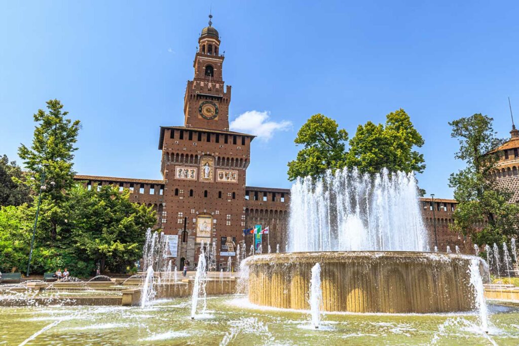 Le Château des Sforza à Milan