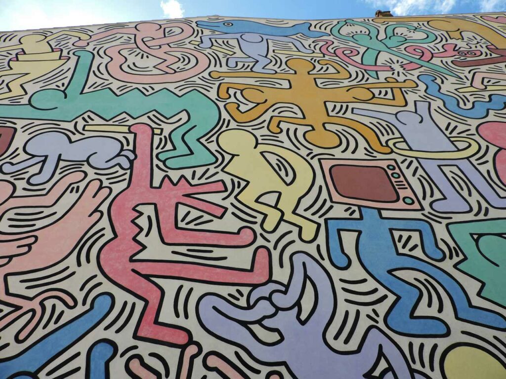 Tuttomondo Pise Keith Haring fresque street-art